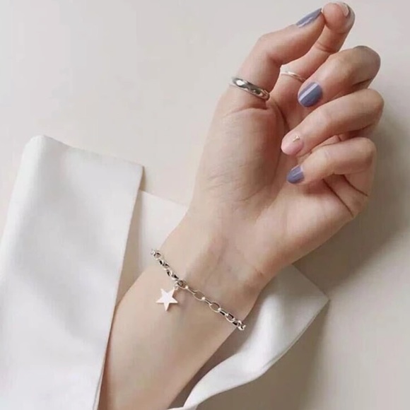 NEW STAR 925 STERLING SILVER BRACELET - Picture 5 of 10